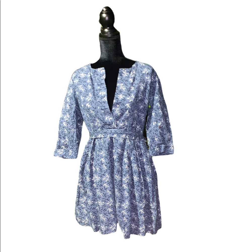 Size 4 Structured Printed Dress Gap